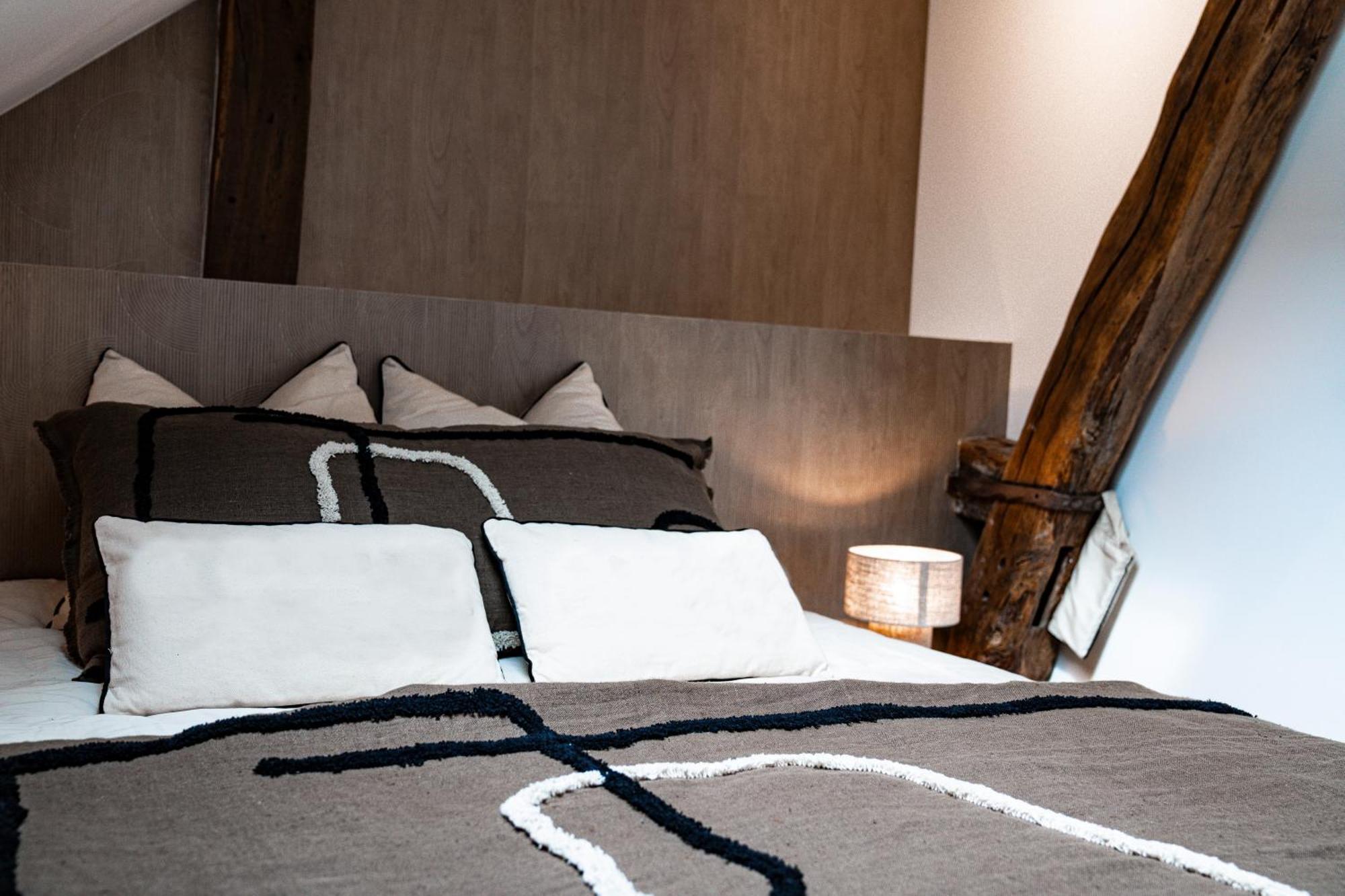 Velvet - Best Keys - Maison Duplex Elegante - Plein Centre Ville - Deco Minimaliste & Cosy - Literie Haut De Gamme - 2 Chambres Separees - Lit Queen Size & 1 Canape Convertible - Smart Tv - Wifi Fibre - Check-In Autonome 桑斯 外观 照片